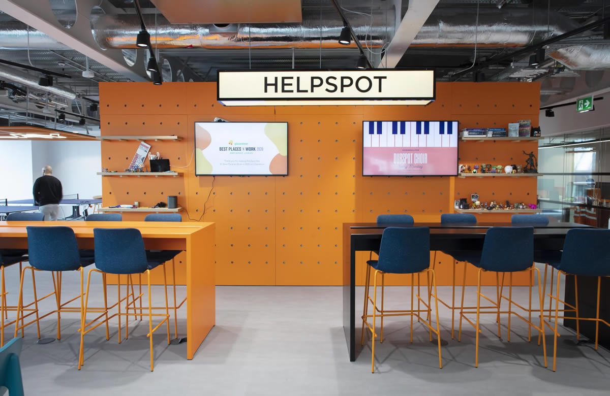 Office Fit out of Hubspot House, Dublin