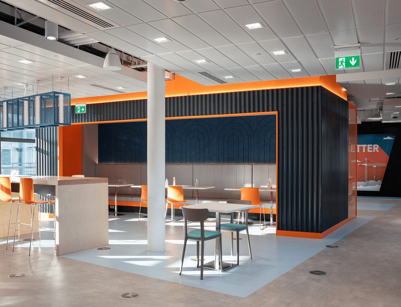 Fit-Out for HubSpot Kitchen, Dublin